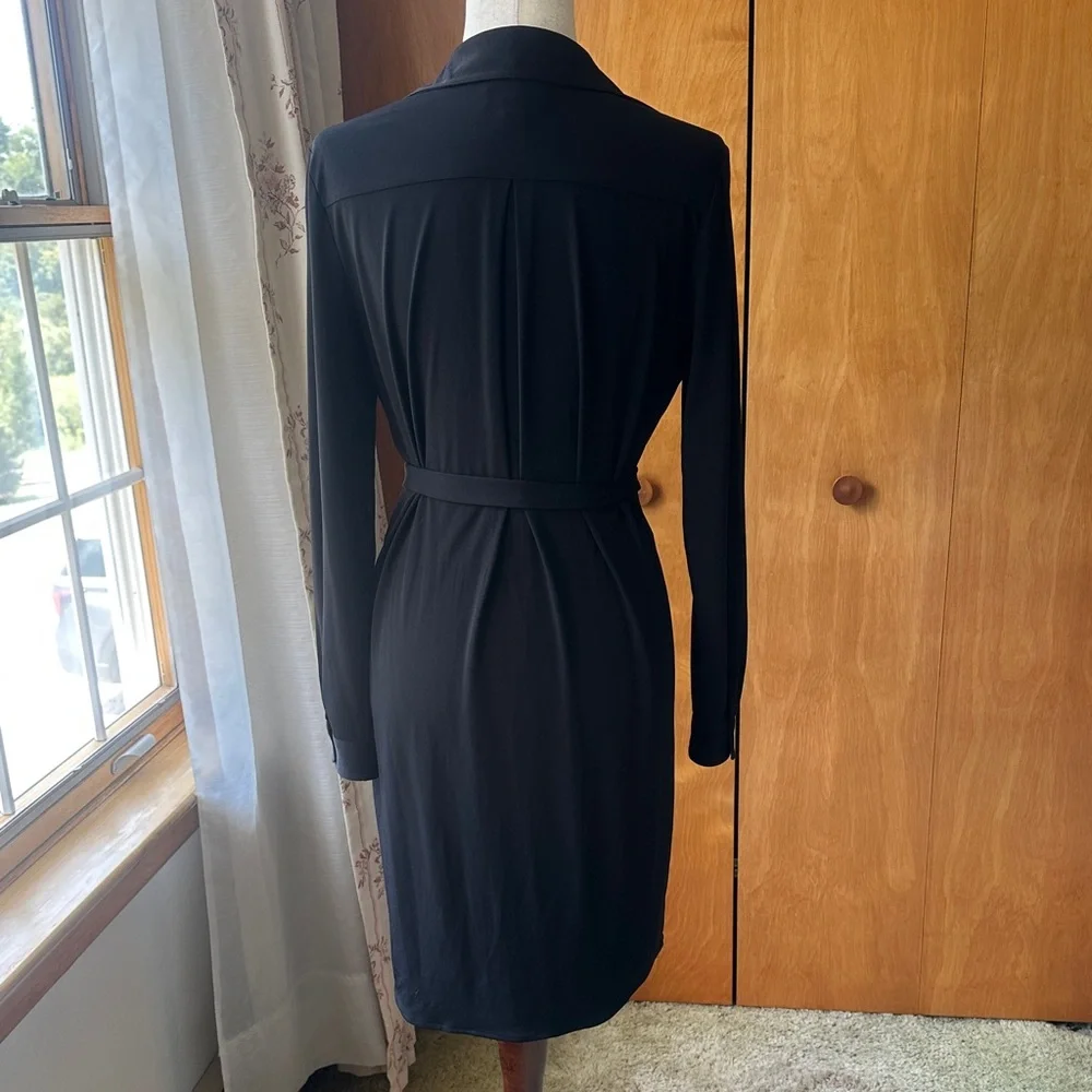 Calvin Klein: Black Button-Up Dress (EUC) - Picture 12 of 15